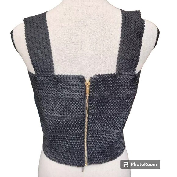 Charlotte Russe Bandage Wrap Top Black Size XL - Picture 4 of 8